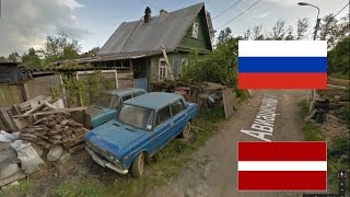 Латвия и Россия  сравнениеВентспилс  В Новгород Latvija  Krievija Latvia  Russiaeng subs [upl. by Nod179]