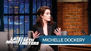 Michelle Dockery on the End of Downton Abbey  Late Night with Seth Meyers [upl. by Romeu]