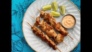 How To Make Chicken Skewers  Mumus Kitchen [upl. by Sihun]