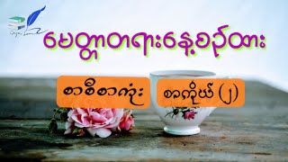 မေတ္တာတရားနေ့စဥ်ထား ၃ [upl. by Olgnaed472]