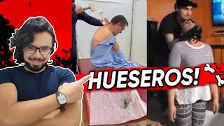 🦴La VERDAD de los HUESEROS MASAJISTAS Quiroprácticos y Fisioterapeutas Reaccionando a Hueseros [upl. by Sinnaiy395]