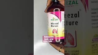 Wheezal mixture Homeopathic COUGH 😷 Syrup [upl. by Yenettirb]