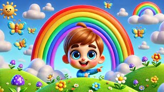 Rainbow Rainbow in the Sky  Nursery Rhymes amp Kids Songs  Kindergarten [upl. by Rist]