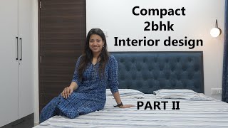 2 bhk home interior design  Bedroom amp Kitchen interior design ideas for small house 🤩Part 2 [upl. by Anayi]