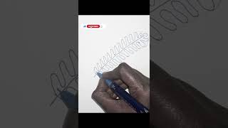 Learn easy Leaf drawing 19 music art drawing nature [upl. by Ahseram]