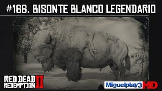 Localización Bisonte blanco legendario  166 Compendio Animales  Red dead redemption 2 [upl. by Autry]