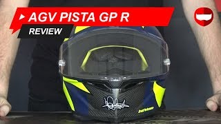 AGV Pista GP R FullFace Helmet Review amp Unboxing  ChampionHelmetscom [upl. by Eineeuq]