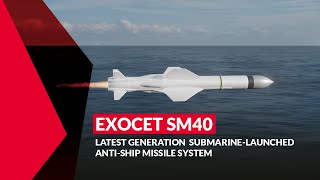 EXOCET SM40 Latest generation submarinelaunched antiship missile system [upl. by Amol]