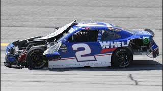 Worst Modern NASCAR Darlington Crashes [upl. by Ahsienot]