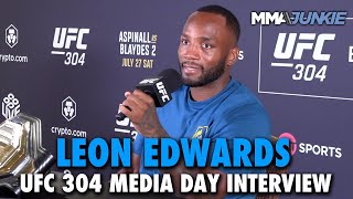 Leon Edwards ‘He ain’t A Fcking Khabib or GSP He’s Belal’  UFC 304 [upl. by Ariela]