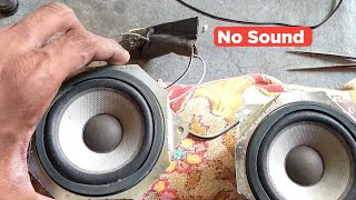 Sony Speaker Repair  No Sound Produce  100Watt Mini Speakers [upl. by Krock810]