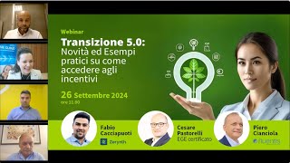 Webinar Transizione 50  Novità ed Esempi pratici su come accedere agli incentivi [upl. by Erland438]