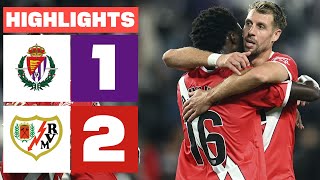 REAL VALLADOLID CF 1  2 RAYO VALLECANO  RESUMEN LALIGA EA SPORTS [upl. by Ayar]