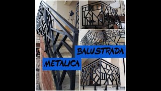 Balustrada metalica vopsita in camp electrostatic  Metal handrail electrostatic painting [upl. by Dal]