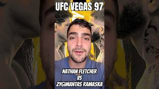 UFC Vegas 97  Zygimantas Ramaska vs Nathan Fletcher [upl. by Aniuqal]