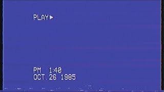 VHS Analog VCR Tape Filter Blue Screen Chroma Key Video Editing Overlay Vintage Retro [upl. by Klehm]