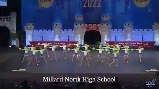 Millard North Dance Team Pom 2022 [upl. by Cartan]