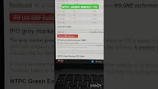 NTPC Green energy IPO review  Shareholder category IPO date IPO price  NTPC Green energy GMP 🔝 [upl. by Landon]