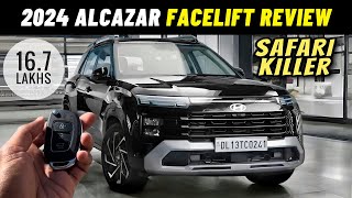 Hyundai Alcazar Facelift 2024 Review  Alcazar New Model 2024  Alcazar 2024 Facelift [upl. by Ynohtona]