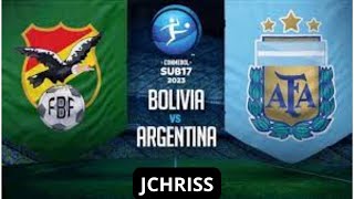 Bolivia vs Argentina Sudamericano Sub 17 [upl. by Entwistle551]