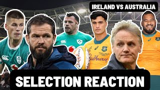 FAREWELL FOR LEGENDS  IRELAND vs AUSTRALIA  SELECTION REACTION [upl. by Kaasi]