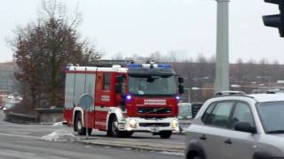 4 x fire vehicles in copenhagen [upl. by Assenav877]