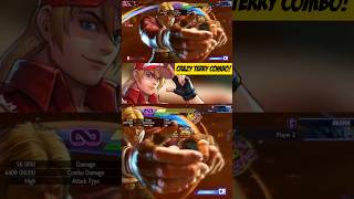 TERRY CRAZY DAMAGE COMBO IN SF6 [upl. by Ymar]