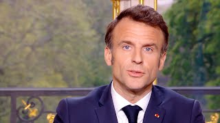 Lallocution dEmmanuel Macron en intégralité 17 avril 2023 [upl. by Winterbottom]