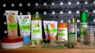 ALVERDE IM TEST Teil 1 Produktreviews zu pflegender und reinigender Kosmetik [upl. by Netsreik]