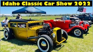 HOT SUMMER NIGHTS CAR SHOW 2022  Hot Rods Rat Rods Muscle Cars Customs Trucks amp Motorcycles 4K [upl. by Auqenat491]