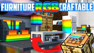 FURNITURE RGB CRAFTABLE  Minecraft Trailer [upl. by Kciredec319]