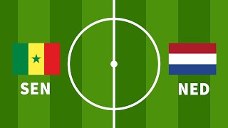 WK 2022 voorspelling Senegal  Nederland in FIFA 23 [upl. by Ynittirb948]