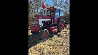 1975 International 1566 diesel turbo tractor lot 2 March 27th online only auction bidschmid farm [upl. by Paryavi]