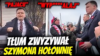 HOŁOWNIA ZOSTAŁ WYGWIZDANY I ZWYZYWANY PRZEZ TŁUM NA MARSZU NIEPODLEGŁOŚCI [upl. by Luisa]