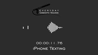 iPhone Texting  HQ Sound Effect [upl. by Engenia]