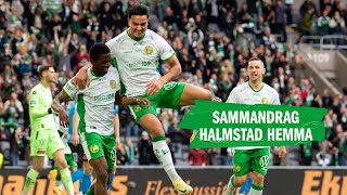 HÖJDPUNKTER  Hammarby 10 Halmstads BK  Allsvenskan 2024 [upl. by Lamp624]