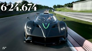 6’24674  Time attack on the Nurburgring with Pagani Zonda R  Gran Turismo 7 [upl. by Balbinder]