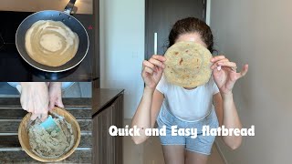 Quick and Easy flatbread No Kneading No Oven [upl. by Siubhan]