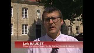 Un nouveau directeur à Sainte Ursule à Luçon  TLSV Luçon Vendée  wwwtlsvfr [upl. by Kcyred764]