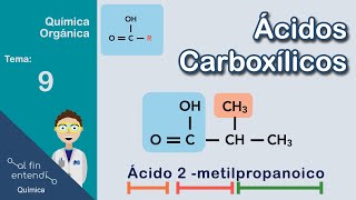 Nomenclatura de ÁCIDOS CARBOXÍLICOS bien fácil [upl. by Maillil]