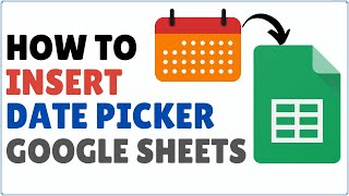 How to Add a Calendar Date Picker in Google Sheets [upl. by Atikam]