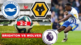 Brighton vs Wolves 22 Live Stream Premier League EPL Football Match Today Score Highlights FC 2024 [upl. by Boatwright]