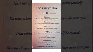 The GOLDEN RULE OF Every Religion 😮shorts Wortheverfacts [upl. by Asyla702]