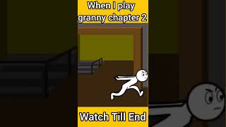 When I play Granny chapter 2 in Hindi Animation granny shorts [upl. by Ika]