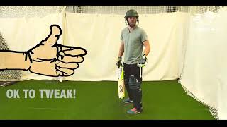 AB De Villiers masterclass his grip and stance [upl. by Blankenship147]