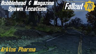 Fallout 76 Bobblehead amp Magazine Spawn Locations  Arktos Pharma [upl. by Naillimixam]