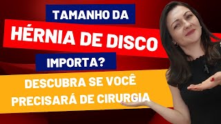 Tamanho da hérnia de disco importa Descubra se você precisará de cirurgia [upl. by Ahsieken]