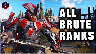 All Banished Brute Ranks  Halo Lore [upl. by Hilton]