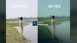 Cinematic Color Grading in photoshop  Photoshop color correction Tutorial  Amit editz [upl. by Kcerb]