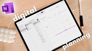 HOW TO OneNote for Digital Planning  FREE Planner [upl. by Mureil]